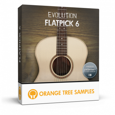 Picked steel string acoustic guitar for Kontakt